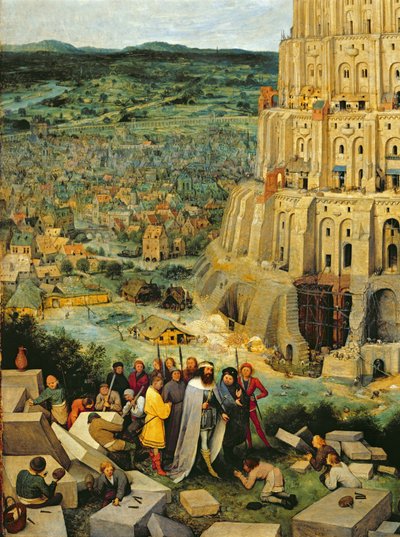 Tower of Babel (detail) by Pieter Bruegel the Elder